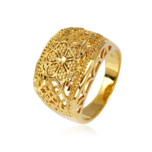 Art- und Weiseschmucksachen 18k Gold überzogener schöner Kostüm-Schmucksache-Dame Finger Ring